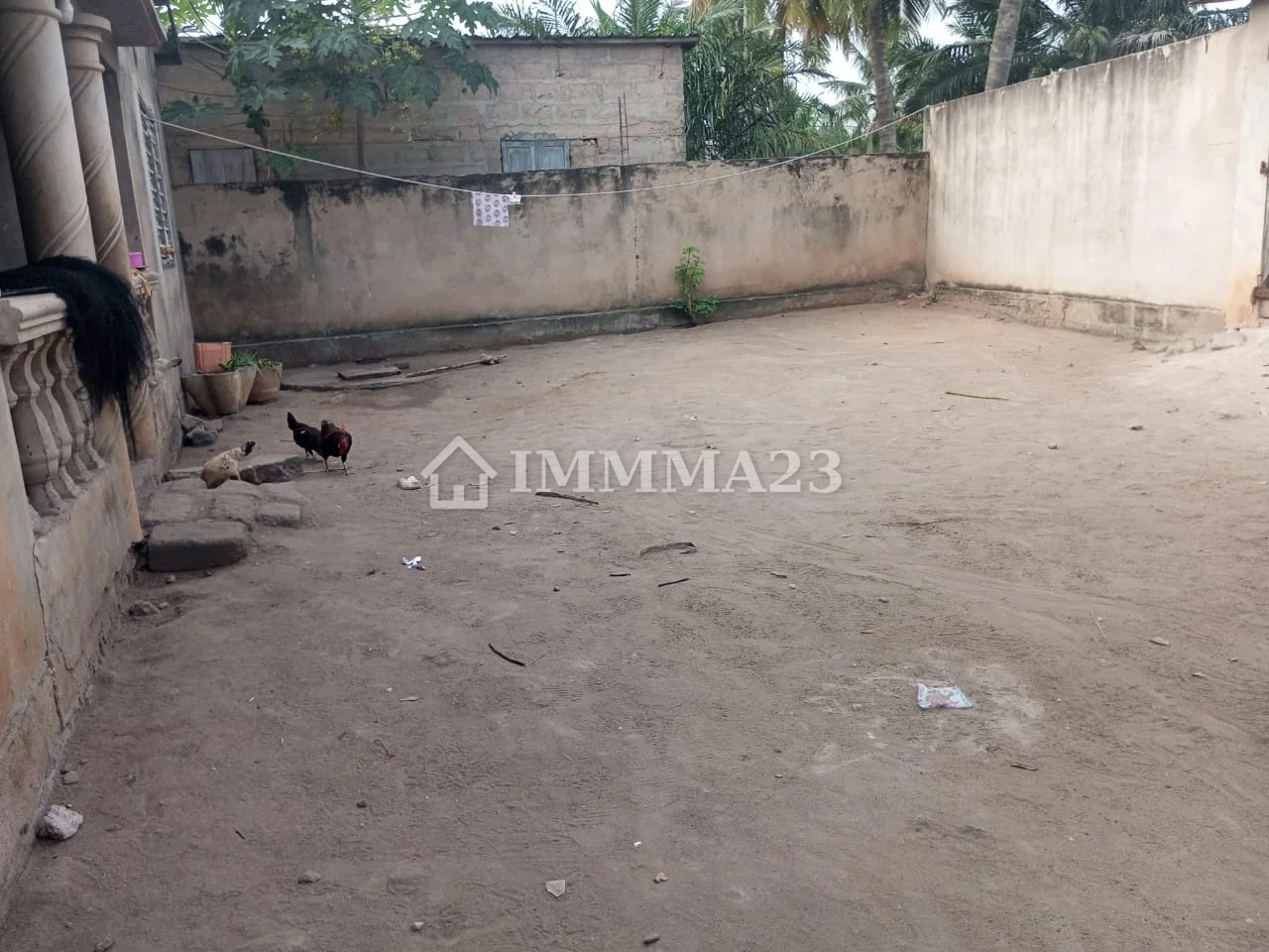 À vendre terrain 450 m² à Agbalépédo Bomaco — 45 000 000 FCFA
3/4 lot sur lequel est bâtie une vieille construction de 04 chambres salon à démolir